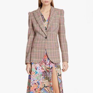 Tommy Hilfiger x Zendaya | Check Linen Blazer | Size 4